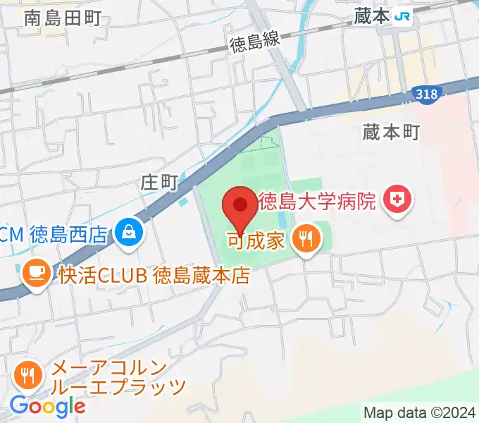 むつみスタジアムの地図