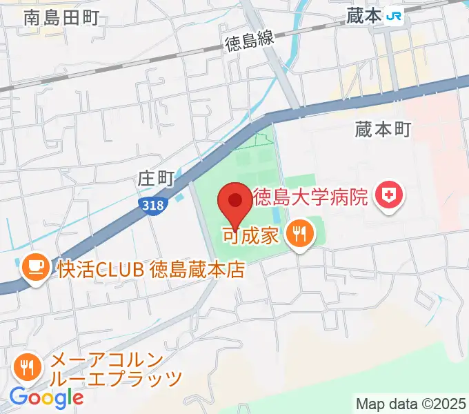 むつみスタジアムの地図