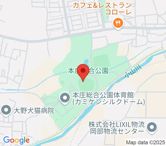 ケイアイスタジアムの地図