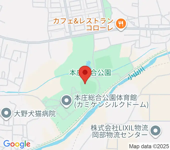 ケイアイスタジアムの地図