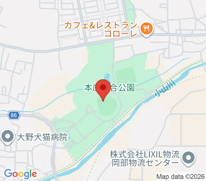 ケイアイスタジアムの地図