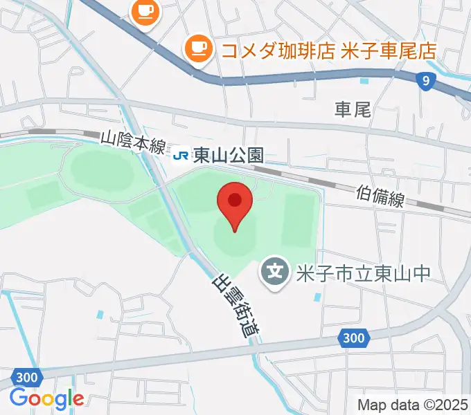 どらドラパーク米子市民球場の地図