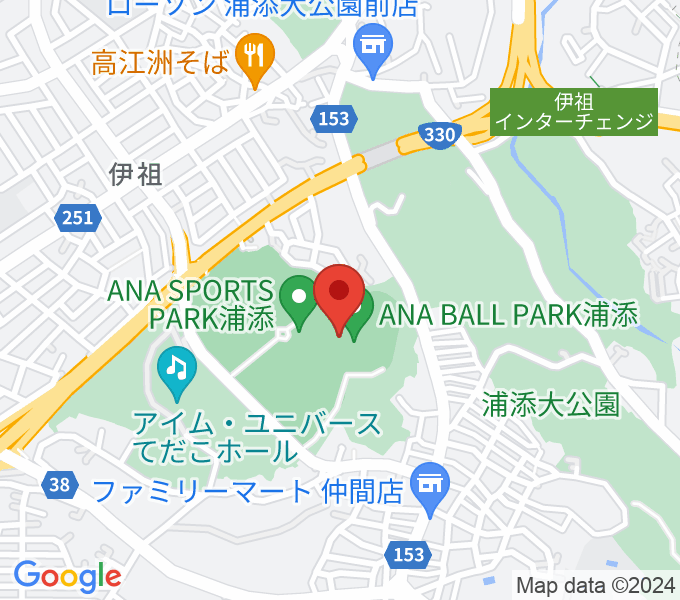 ANA BALL PARK浦添の場所