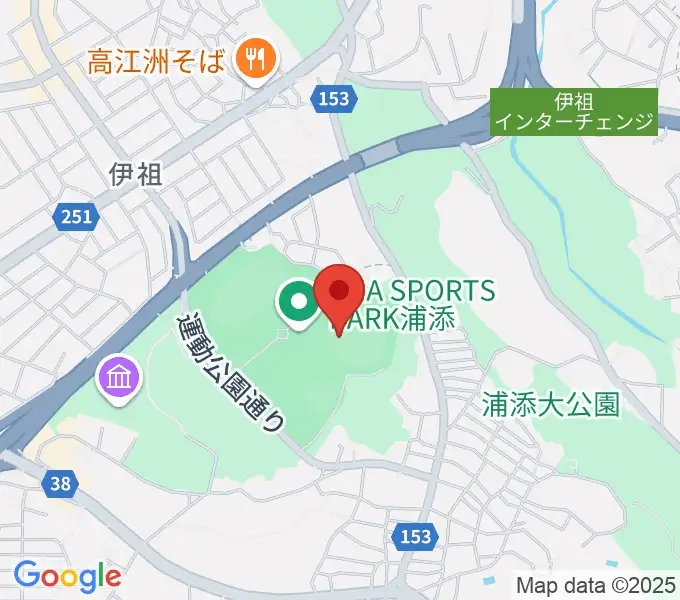 ANA BALL PARK浦添の地図