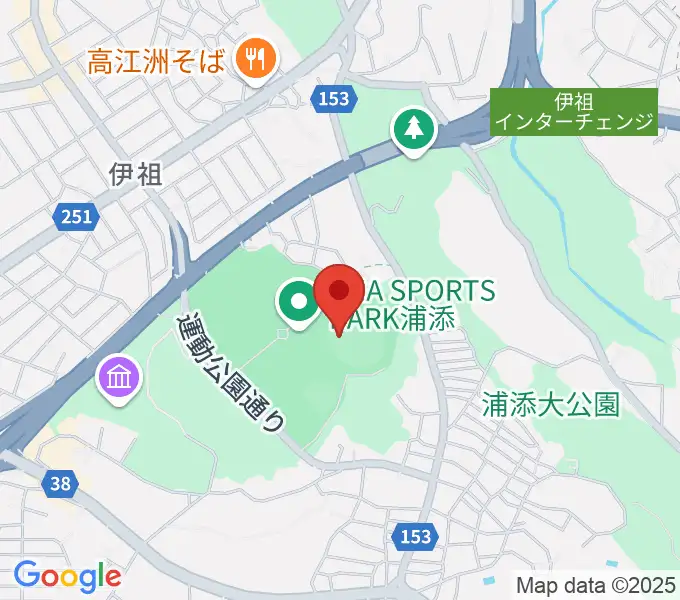 ANA BALL PARK浦添の地図