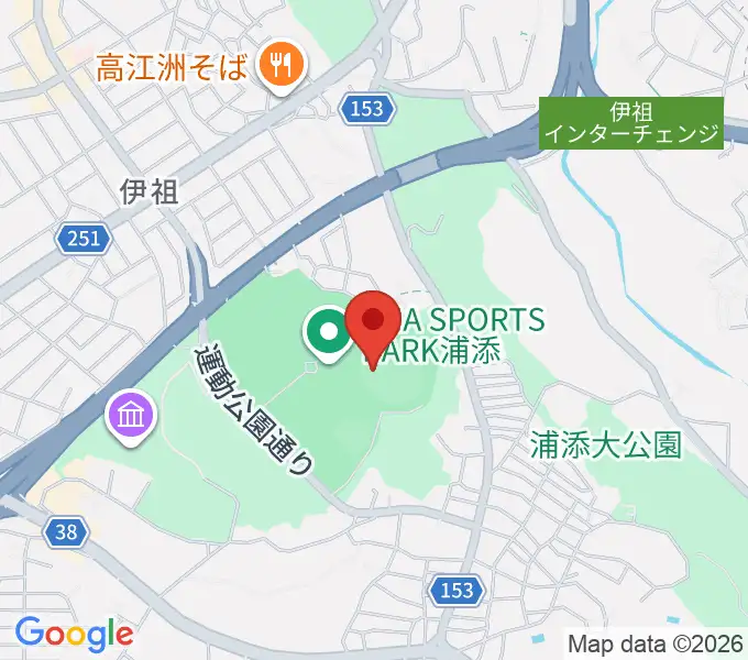 ANA BALL PARK浦添の地図