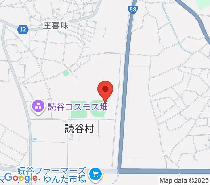 オキハム読谷平和の森球場の地図