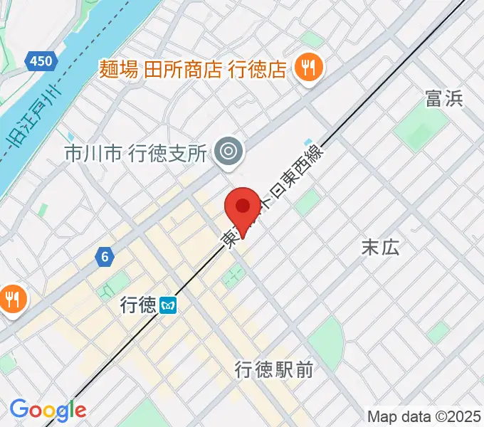 ワイルドフラワー・スタジオ行徳の地図