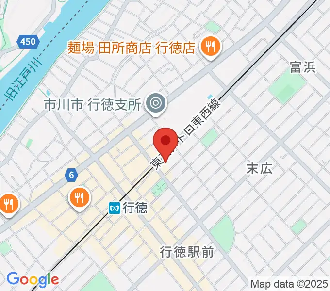 ワイルドフラワー・スタジオ行徳の地図