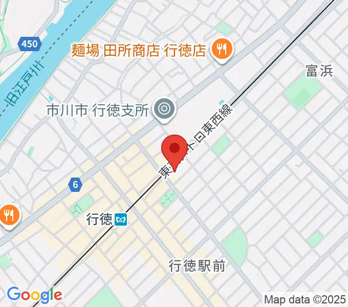 ワイルドフラワー・スタジオ行徳の地図