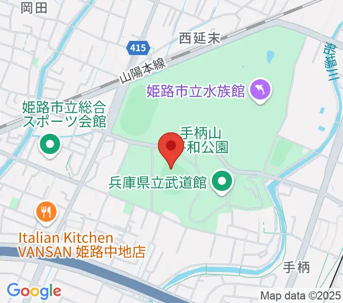 ウインク球場の地図