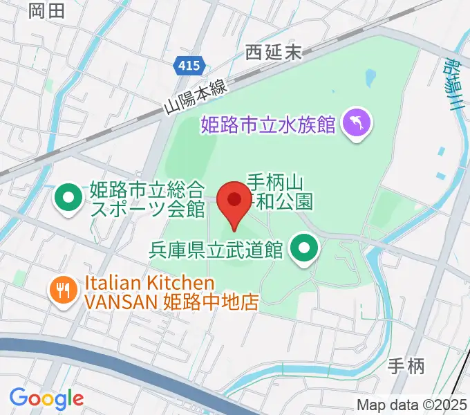ウインク球場の地図