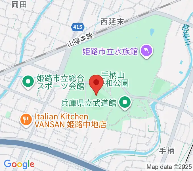 ウインク球場の地図