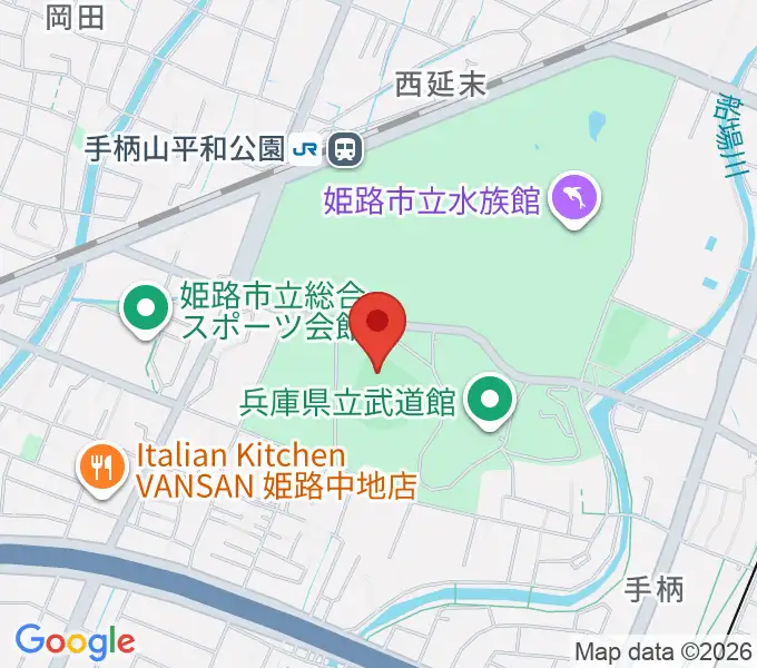 ウインク球場の地図