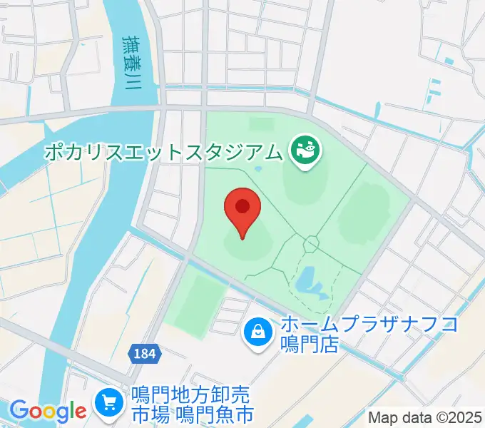 オロナミンC球場の地図