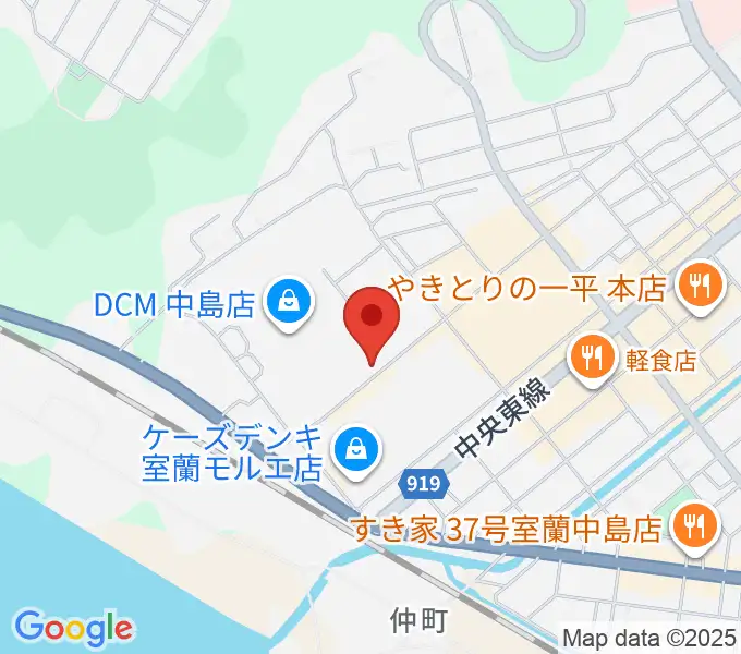 新和産業アイスアリーナ室蘭の地図