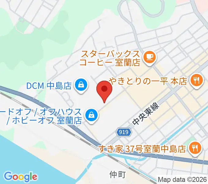 新和産業アイスアリーナ室蘭の地図