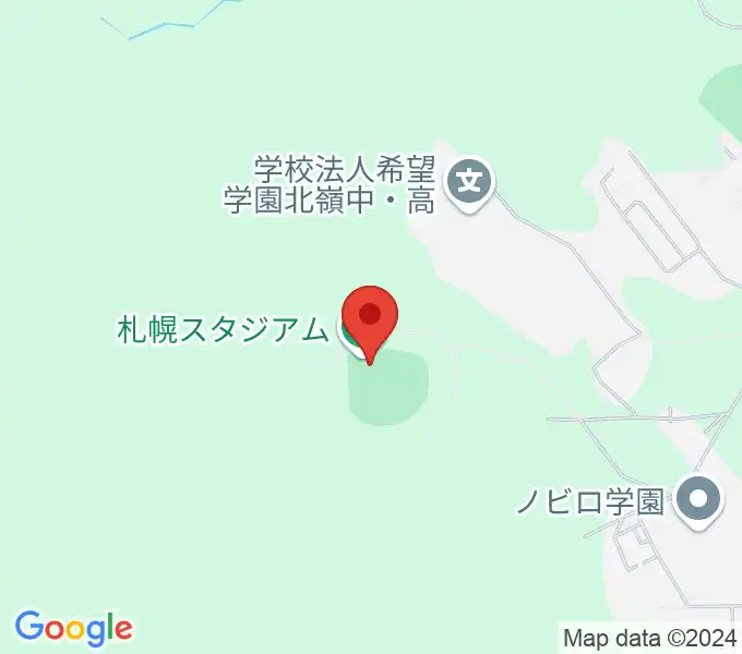 札幌スタジアムの地図