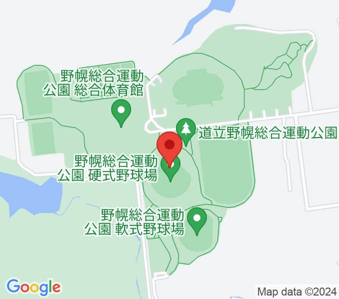 北海道立野幌総合運動公園硬式野球場の場所