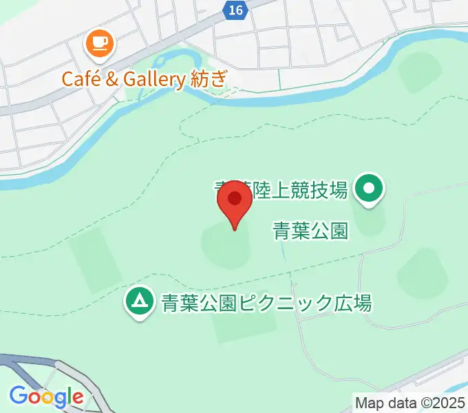 千歳市民球場の地図