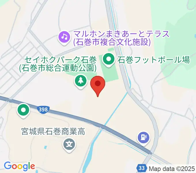 石巻市民球場の地図