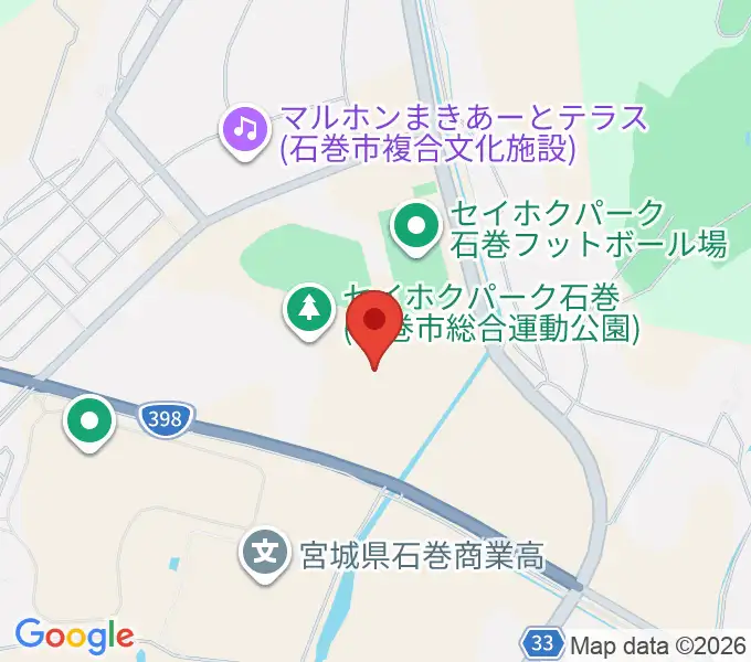 石巻市民球場の地図