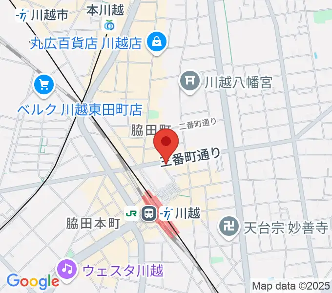ラジオ川越の地図