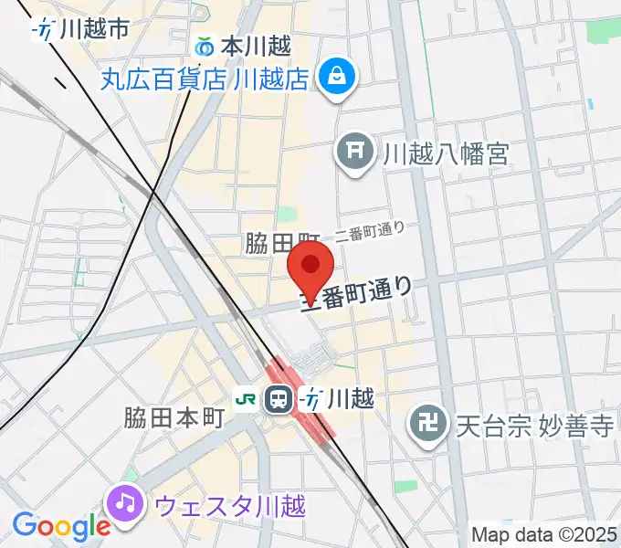 ラジオ川越の地図