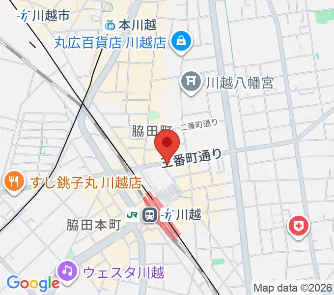 ラジオ川越の地図