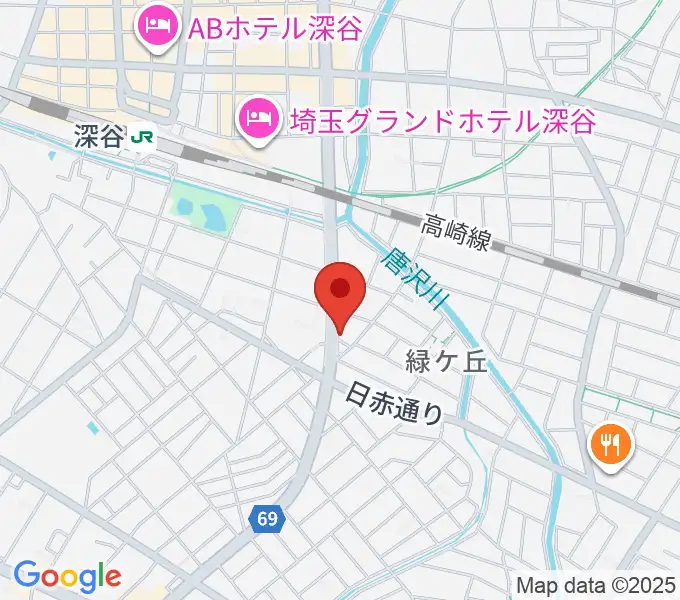 FMふっかちゃんの地図