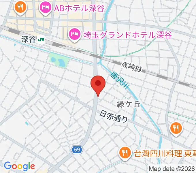 FMふっかちゃんの地図