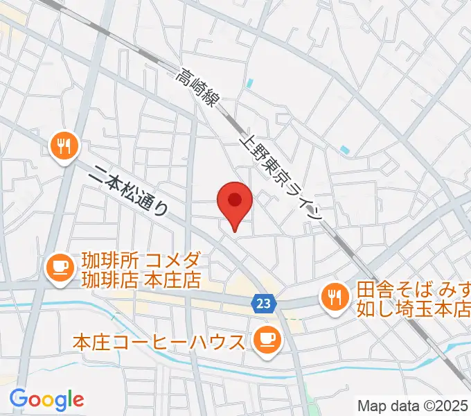 ほんじょうFMの地図