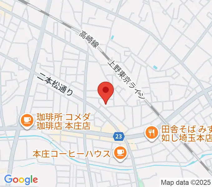 ほんじょうFMの地図
