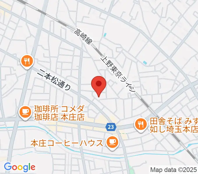 ほんじょうFMの地図