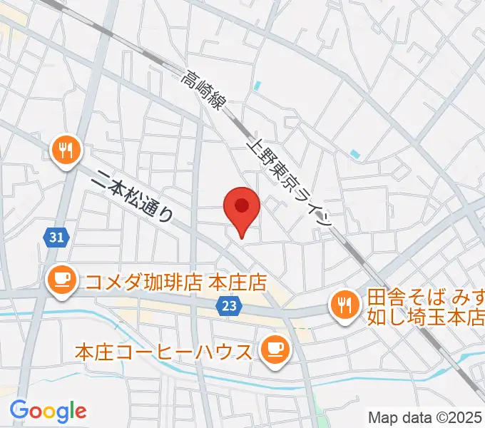 ほんじょうFMの地図