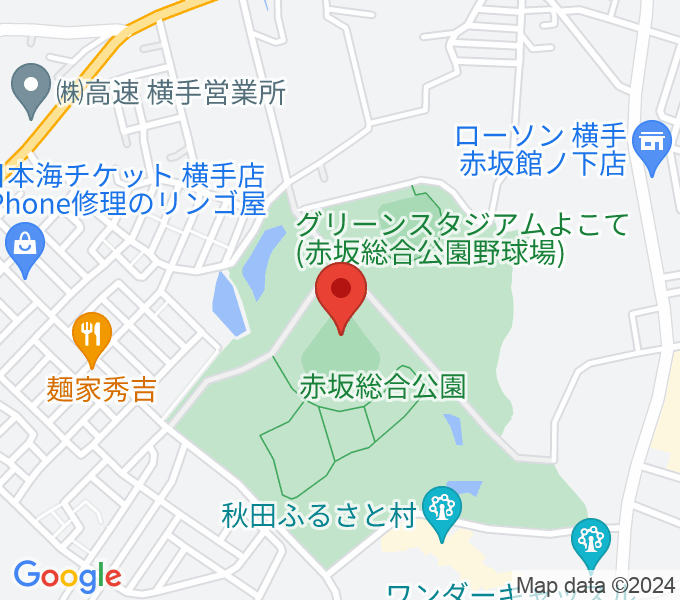 赤坂総合公園野球場の場所