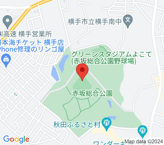 赤坂総合公園野球場の場所
