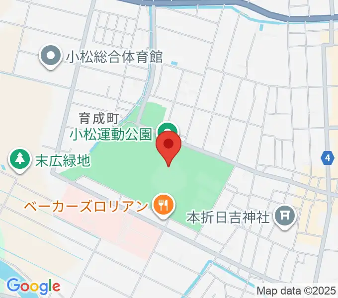 弁慶スタジアムの地図
