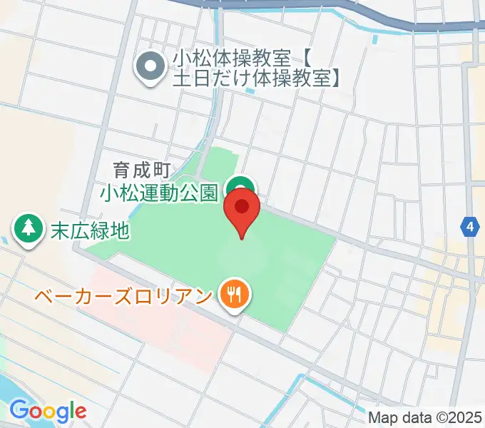 弁慶スタジアムの地図
