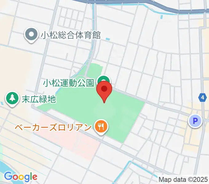 弁慶スタジアムの地図