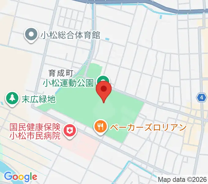 弁慶スタジアムの地図
