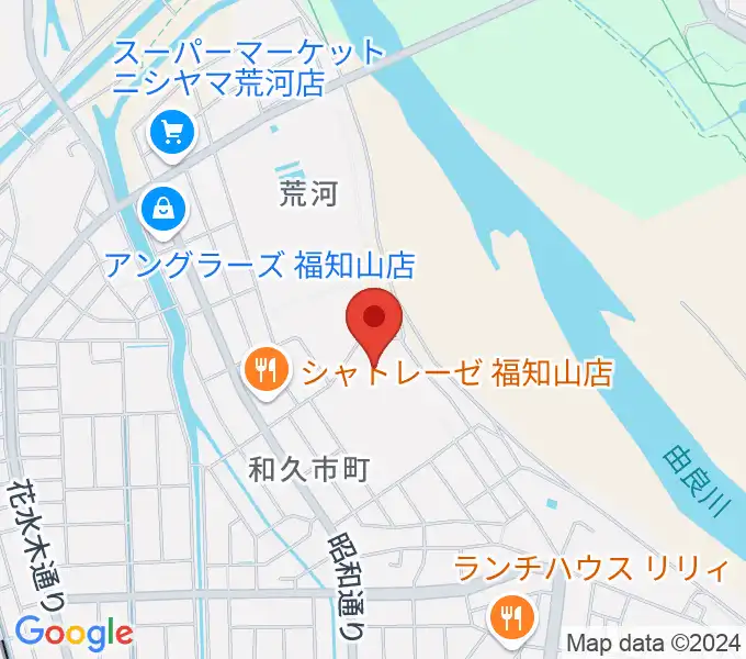 福知山SECカーボンスタジアムの地図