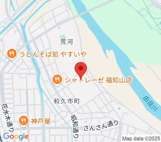 福知山SECカーボンスタジアムの地図