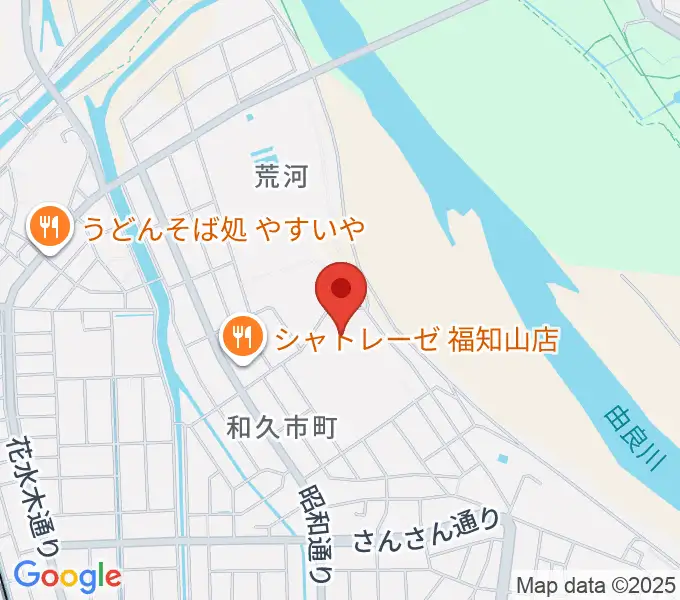 福知山SECカーボンスタジアムの地図