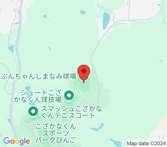 ぶんちゃんしまなみ球場の地図