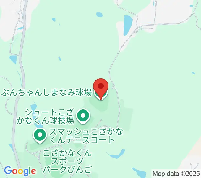 ぶんちゃんしまなみ球場の地図
