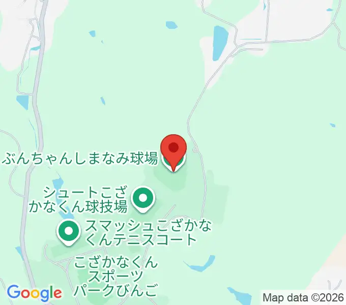 ぶんちゃんしまなみ球場の地図