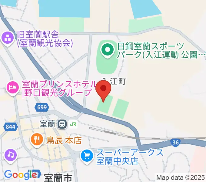 栗林商会アリーナの地図