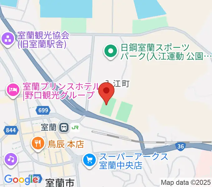栗林商会アリーナの地図