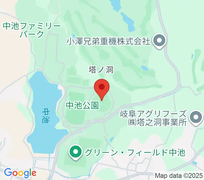 河上薬品スタジアムの地図